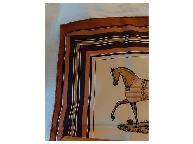 Hermès Cobertores e roupas de dia para o estábulo, espera e apresentação Castanho claro - vista 6