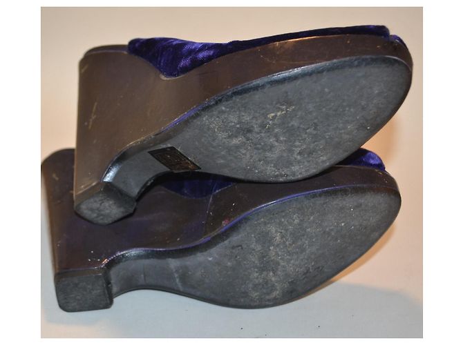 Sandali Castaner in velluto viola taglia 38 Viola scuro - vista 4