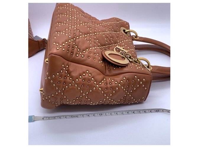 Dior Duchess Schultertasche aus Leder Karamell - Ansicht 2