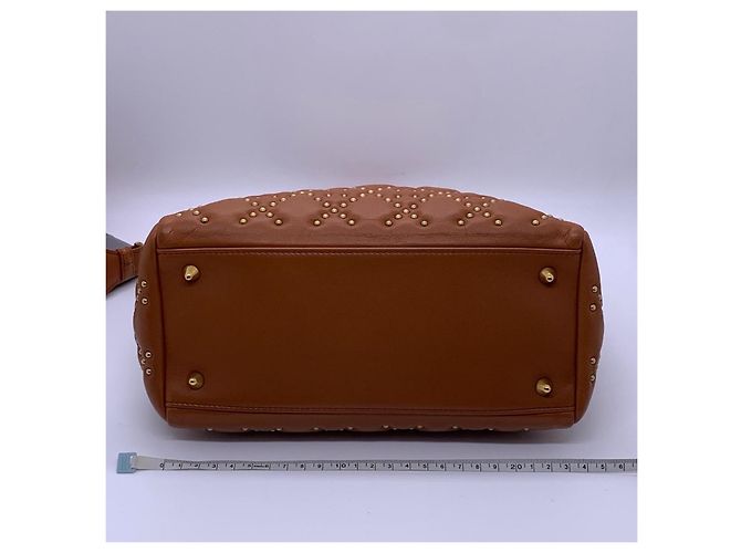 Dior Duchess Schultertasche aus Leder Karamell - Ansicht 6