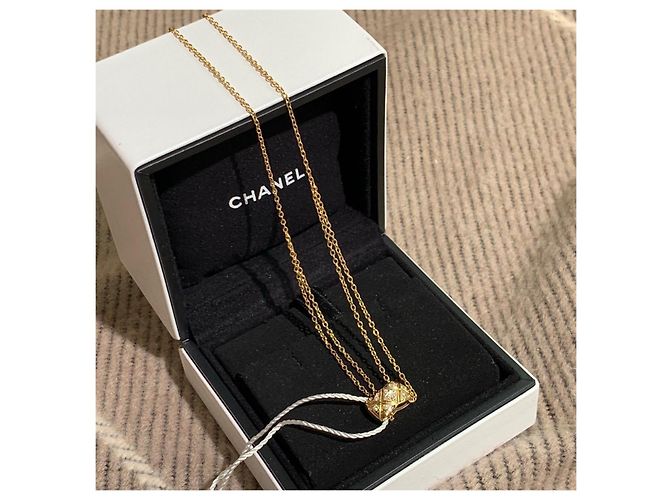 Collana Chanel Coco Crush Diamanti Oro Opaco D'oro - vista 5