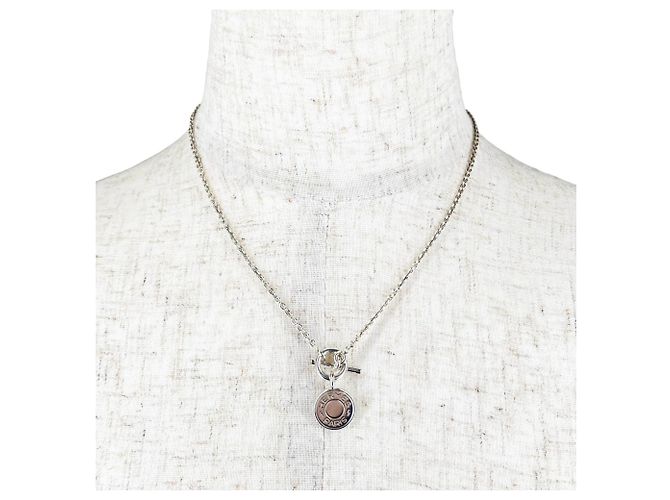Collana Pendente Amulette Sellier Ex-Libris di Hermès Argento - vista 2