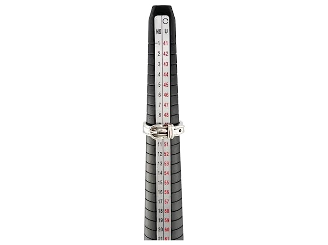 Hermès HERMES Vintage Gürtelring Silber - Ansicht 5