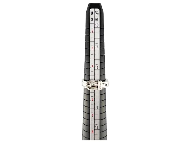 Hermès HERMES Vintage Gürtelring Silber - Ansicht 6