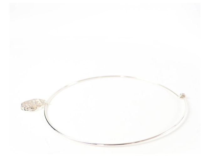 Collana Choker Logo Camelia 925 di Chanel Argento - vista 2