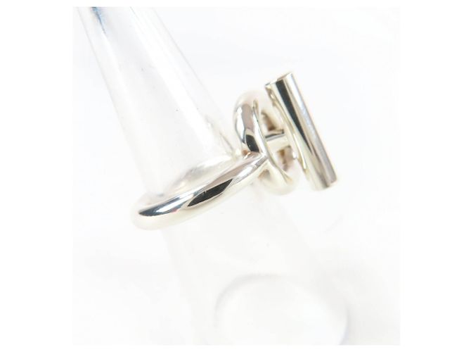 925er Bandring Hermès Echappé MM Silber - Ansicht 5