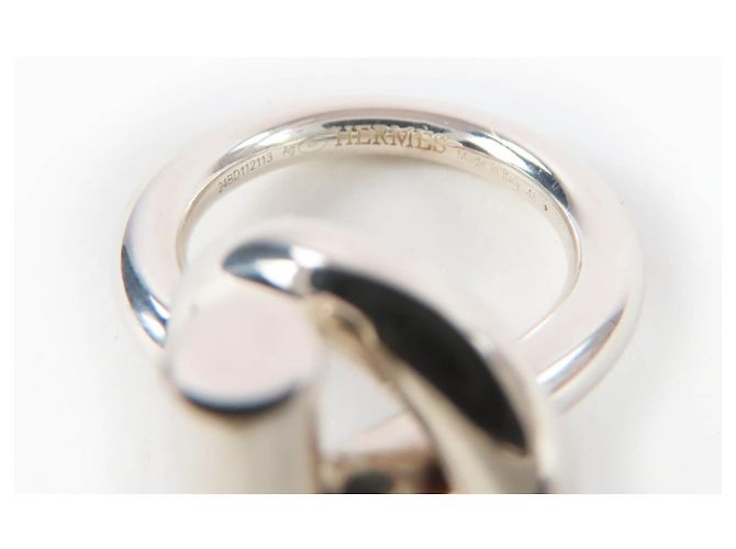 925er Bandring Hermès Echappé MM Silber - Ansicht 6