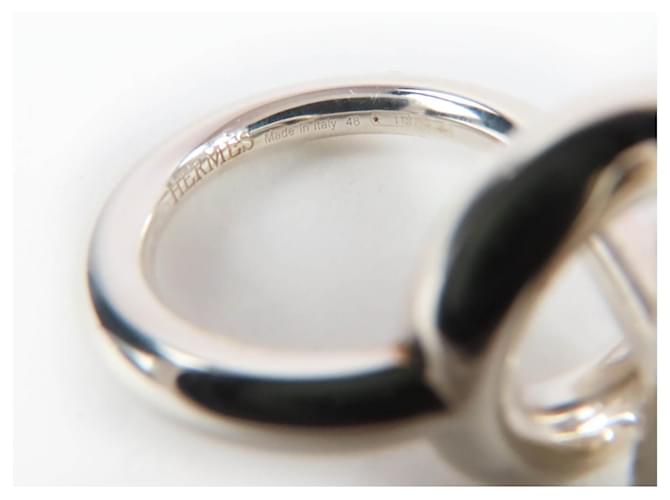 925er Bandring Hermès Echappé MM Silber - Ansicht 8