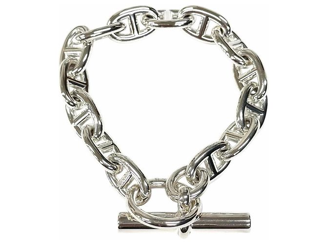 Hermès Pulsera Charm Chaine d'Ancre MM Hermes Plata - vista 3