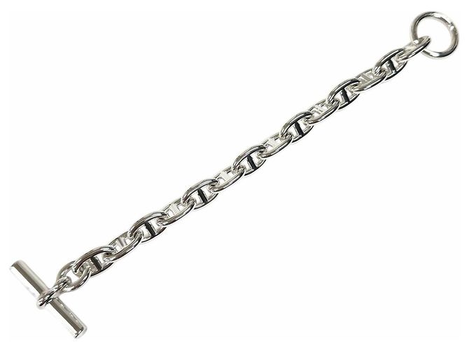 Hermès Pulsera Charm Chaine d'Ancre MM Hermes Plata - vista 4