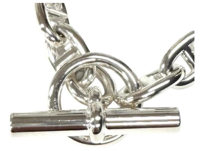 Hermès Pulsera Charm Chaine d'Ancre MM Hermes Plata - vista 5