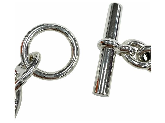 Hermès Bracciale Charm Chaine d'Ancre MM Hermes Argento - vista 6