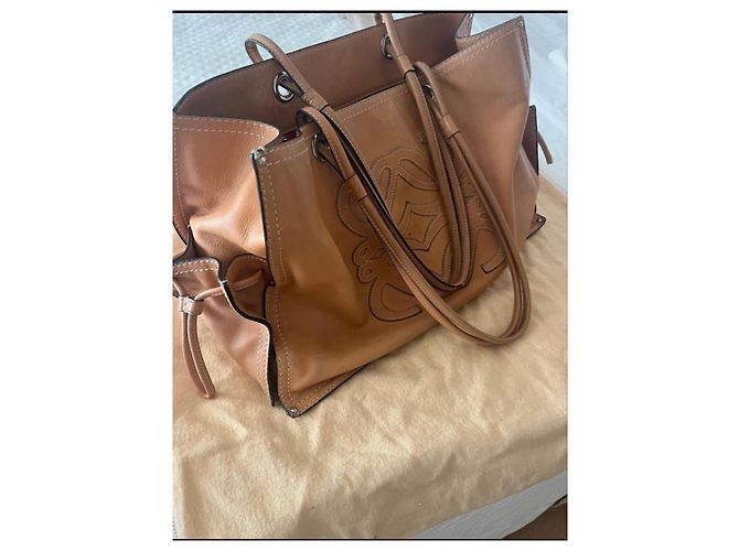 Borsa Loewe in pelle marrone - vista 10