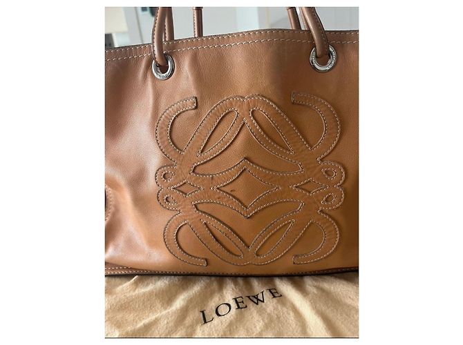 Borsa Loewe in pelle marrone - vista 2