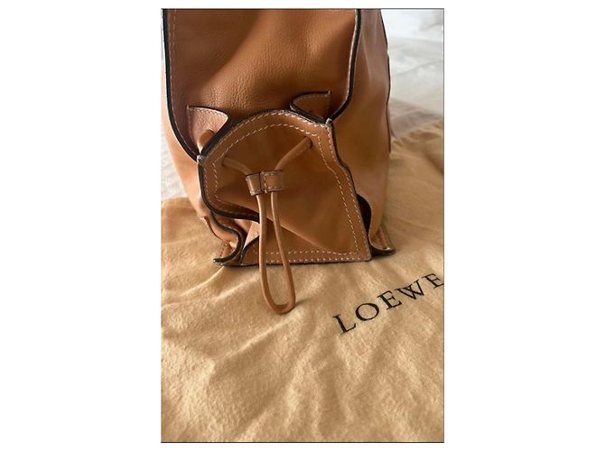 Borsa Loewe in pelle marrone - vista 4