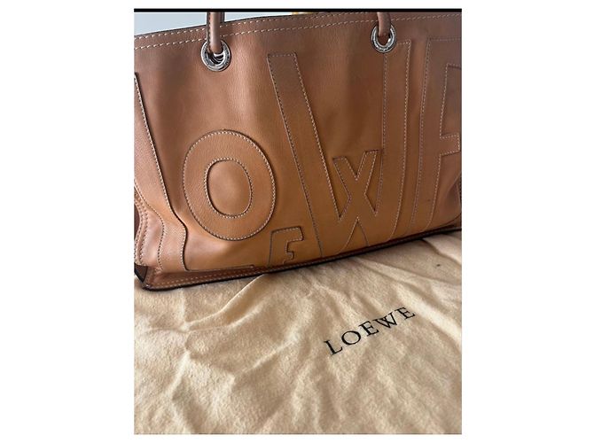 Borsa Loewe in pelle marrone - vista 5