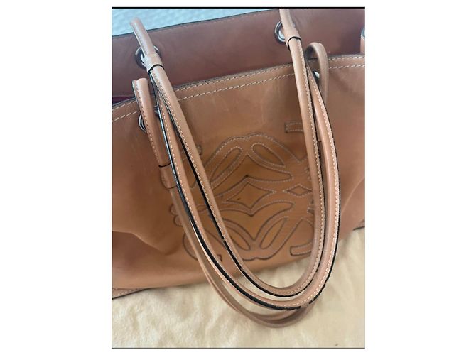 Borsa Loewe in pelle marrone - vista 9
