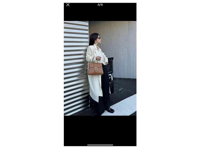 Borsa Delvaux Brilliant in pelle marrone - vista 9