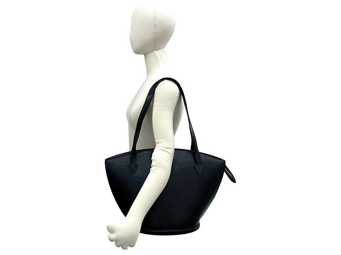 Louis Vuitton Saint Jacques Epi-Leder Tote Bag Schwarz - Ansicht 2