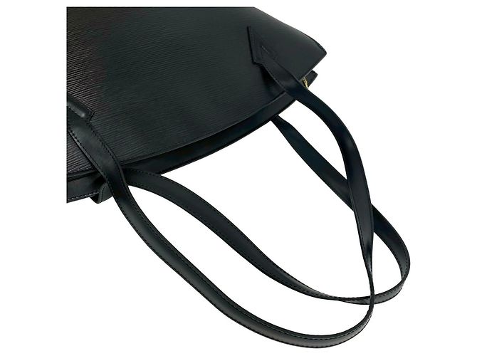 Louis Vuitton Saint Jacques Epi-Leder Tote Bag Schwarz - Ansicht 4