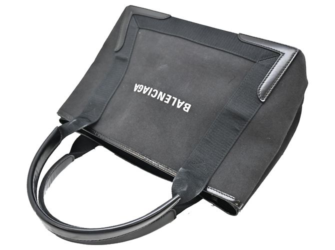 Bolsa Tote Pequena Cabas Balenciaga Preto - vista 4