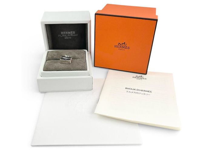 Hermès HERMES Kelly Amulette Ring Silber - Ansicht 2