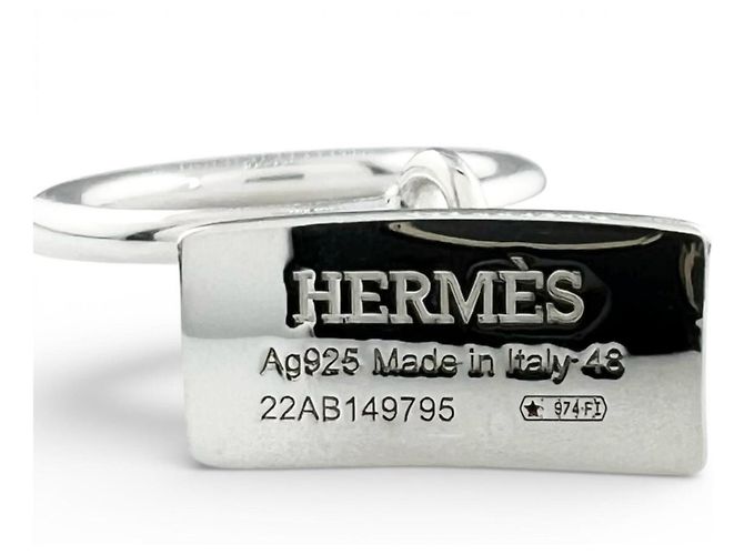 Hermès HERMES Kelly Amulette Ring Silber - Ansicht 6