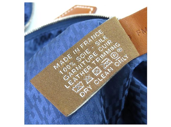 Bolso de Seda Wousse de Voyage PM de Hermès Azul - vista 10