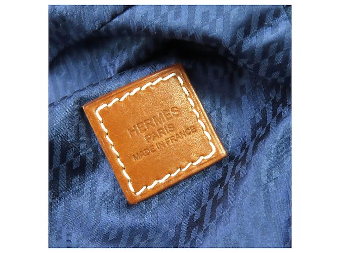 Bolso de Seda Wousse de Voyage PM de Hermès Azul - vista 8