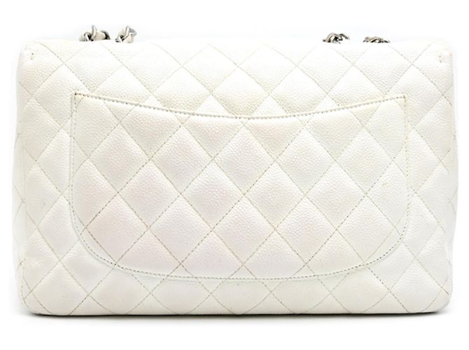 Borsa a Spalla Chanel Matelassé 30 con Catena Bianco - vista 2