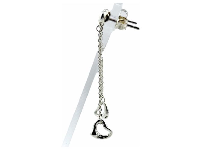 Tiffany & Co. Elsa Peretti By the Yard Silberohrringe mit Diamant - Ansicht 2