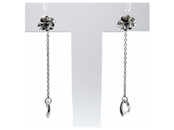 Tiffany & Co. Elsa Peretti By the Yard Silberohrringe mit Diamant - Ansicht 3