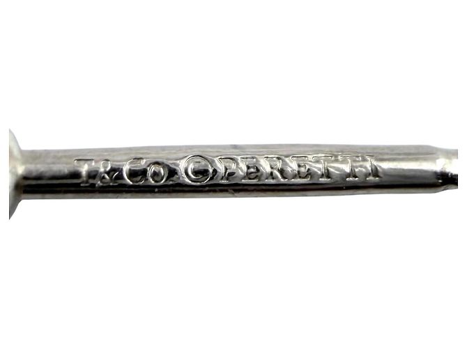 Tiffany & Co. Elsa Peretti By the Yard Silberohrringe mit Diamant - Ansicht 7