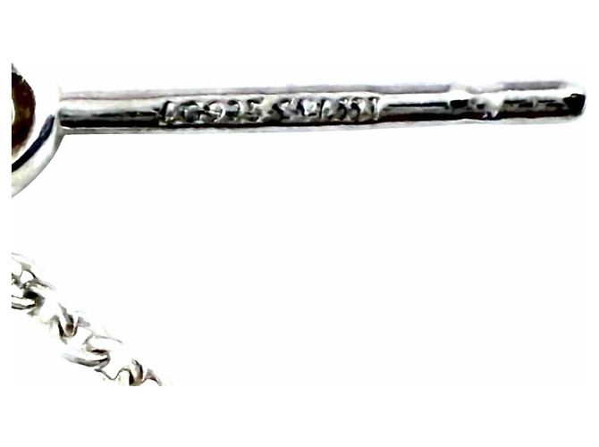 Tiffany & Co. Elsa Peretti By the Yard Silberohrringe mit Diamant - Ansicht 8