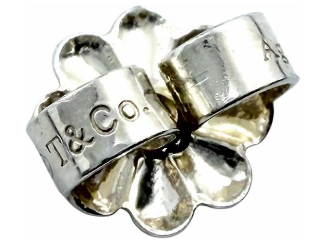 Tiffany & Co. Elsa Peretti By the Yard Silberohrringe mit Diamant - Ansicht 9