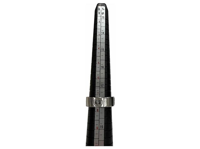Christian Dior Anello in argento AG925 Cannage Dior Homme Nero - vista 9