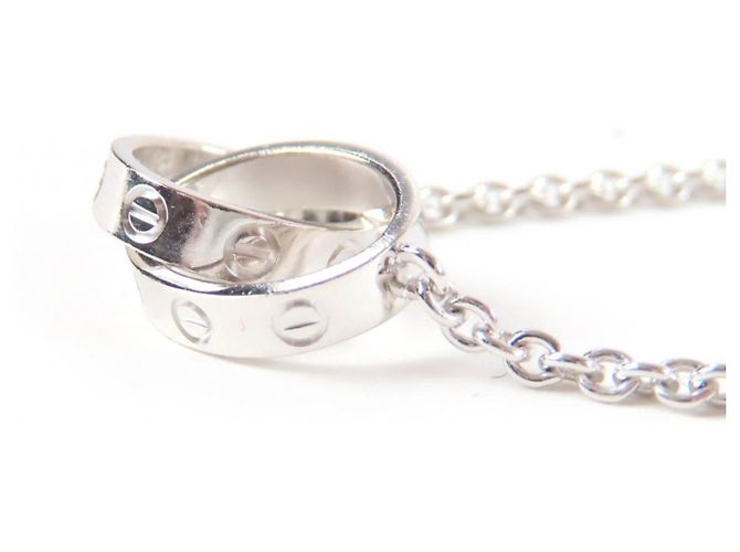 Collana Love Cartier in Oro Bianco - vista 5