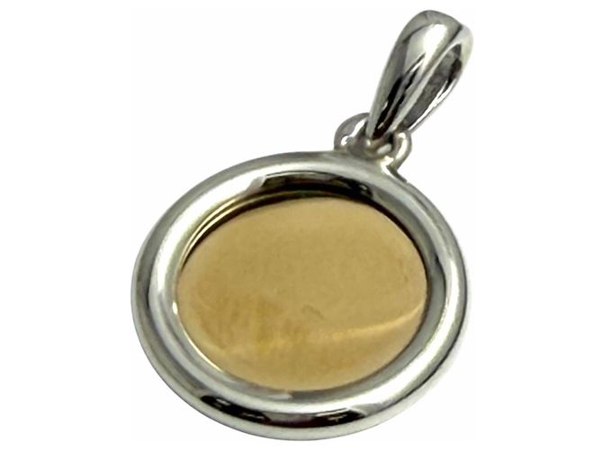 Hermès Collana Pendente Hermes Sellier Argento D'oro - vista 2