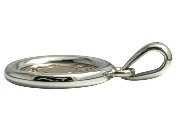 Hermès Collana Pendente Hermes Sellier Argento D'oro - vista 3