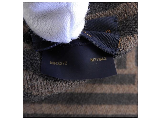 Sciarpa con frange Louis Vuitton Modello 2022 Marrone - vista 7