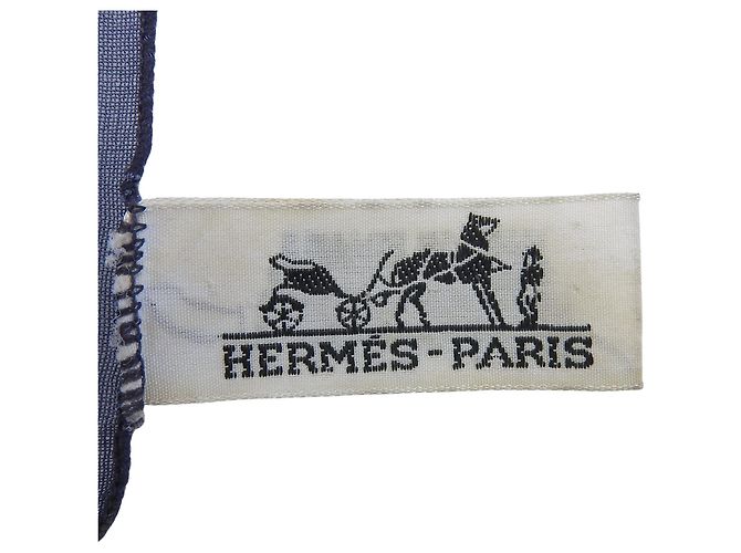 Stola in cotone vintage Hermès Jungle Love Multicolore - vista 9