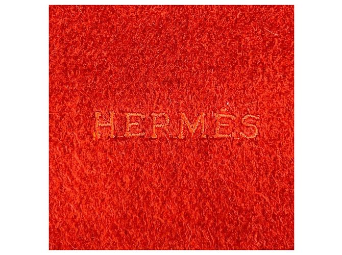 Stola in cashmere marrone Hermès - vista 5