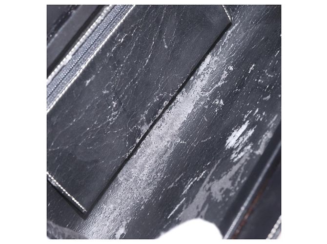 Borsa a Spalla Christian Dior in Pelle Nera e Oro Auth ka3883 Nero D'oro - vista 10