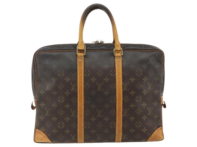 LOUIS VUITTON Monogram Porta Documenti da Viaggio Borsa Business M53361 LV Auth 176551 Monogramma - vista 13