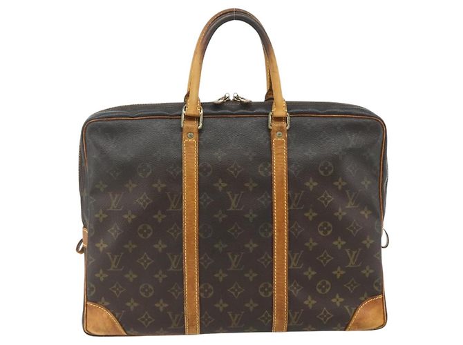 LOUIS VUITTON Monogram Porta Documenti da Viaggio Borsa Business M53361 LV Auth 176551 Monogramma - vista 2
