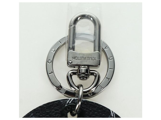 LOUIS VUITTON Monogram Eclipse Portachiavi Vivienne Charm MP1993 Auth YKZ1405SAM Monogramma - vista 4