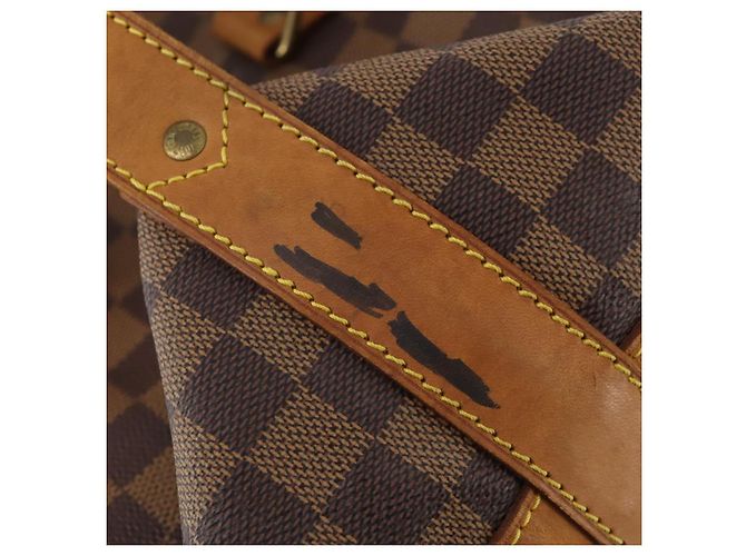 LOUIS VUITTON Bolsa Boston 45 Damier Ebene 100º Aniversário N41160 LV Auth mr2279 - vista 10