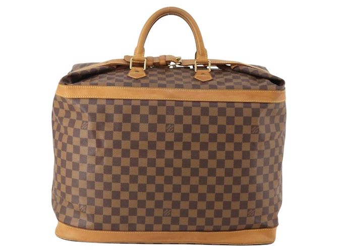 LOUIS VUITTON Bolsa Boston 45 Damier Ebene 100º Aniversário N41160 LV Auth mr2279 - vista 2