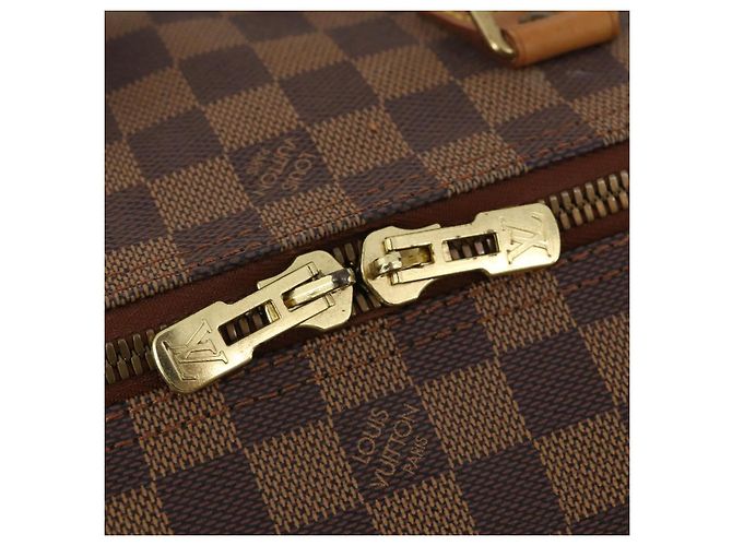 LOUIS VUITTON Bolsa Boston 45 Damier Ebene 100º Aniversário N41160 LV Auth mr2279 - vista 22