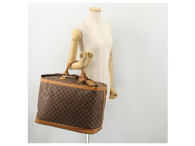LOUIS VUITTON Bolsa Boston 45 Damier Ebene 100º Aniversário N41160 LV Auth mr2279 - vista 26